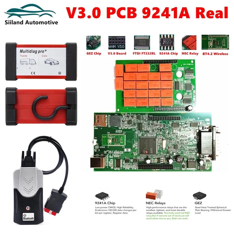 Multidiag Pro TCS V3.0  NEC  9241A Ĩ  USB VCI TCS 2021.11 OBD2 ĳ, ڵ Ʈ  